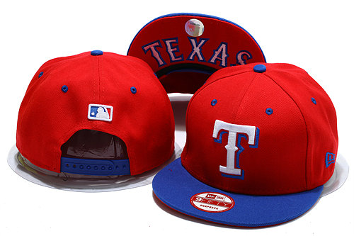 Texas Rangers Red Snapback Hat YS 0528
